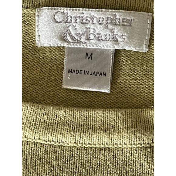Christopher & Banks Y2K Stripe Colorblock Knit Top Medium - Picture 4 of 6